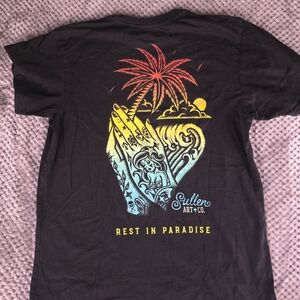 Sullen Art Co. Black Paradise Graphic Tee